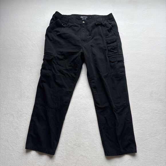 5.11 Tactical Other - 5.11 Tactical Men 40x32 Style 74251 Black Canvas Pant 7 Pocket Adjustable Waist
